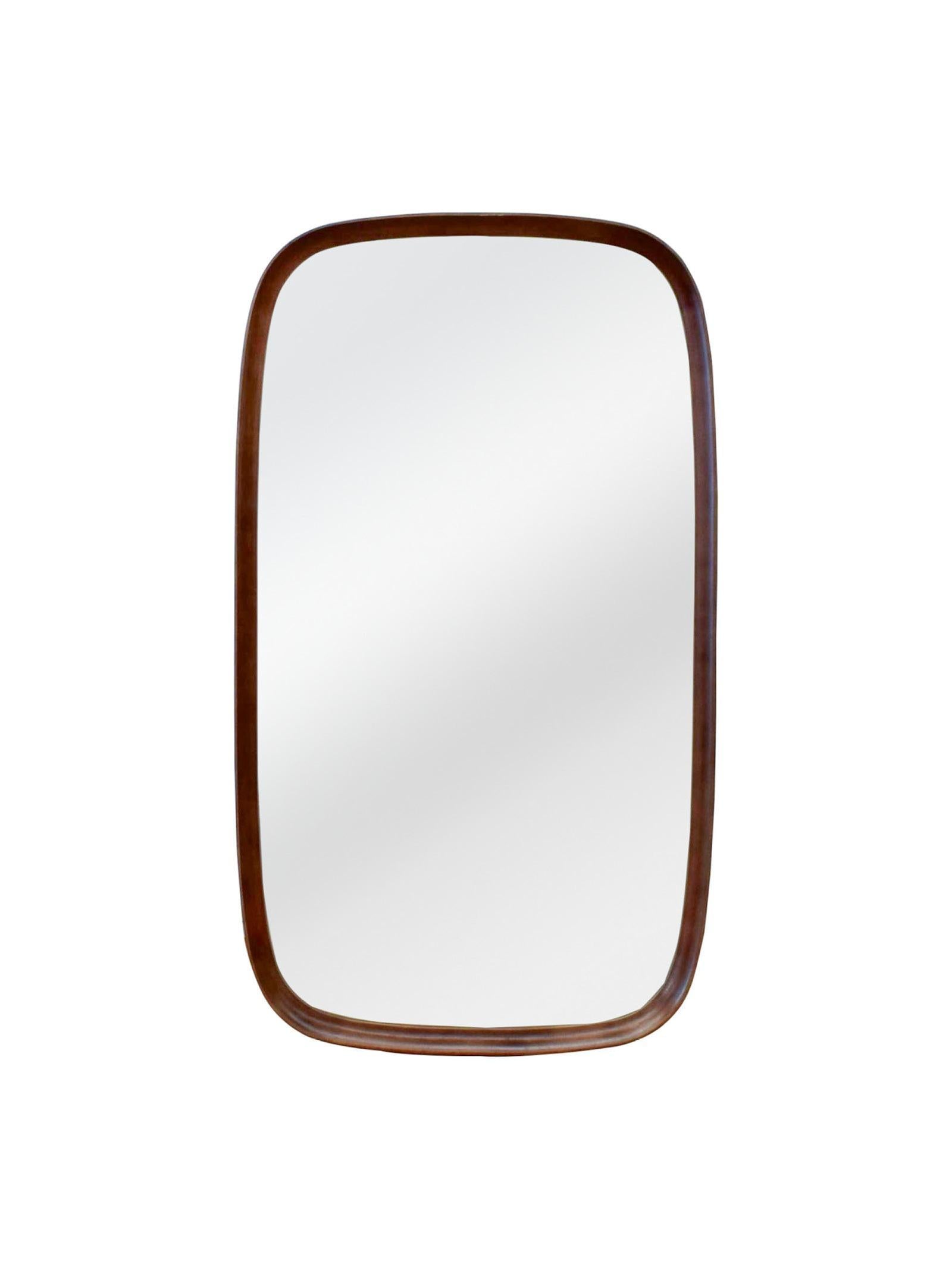 Benjamin Oak Mirror  Pecan