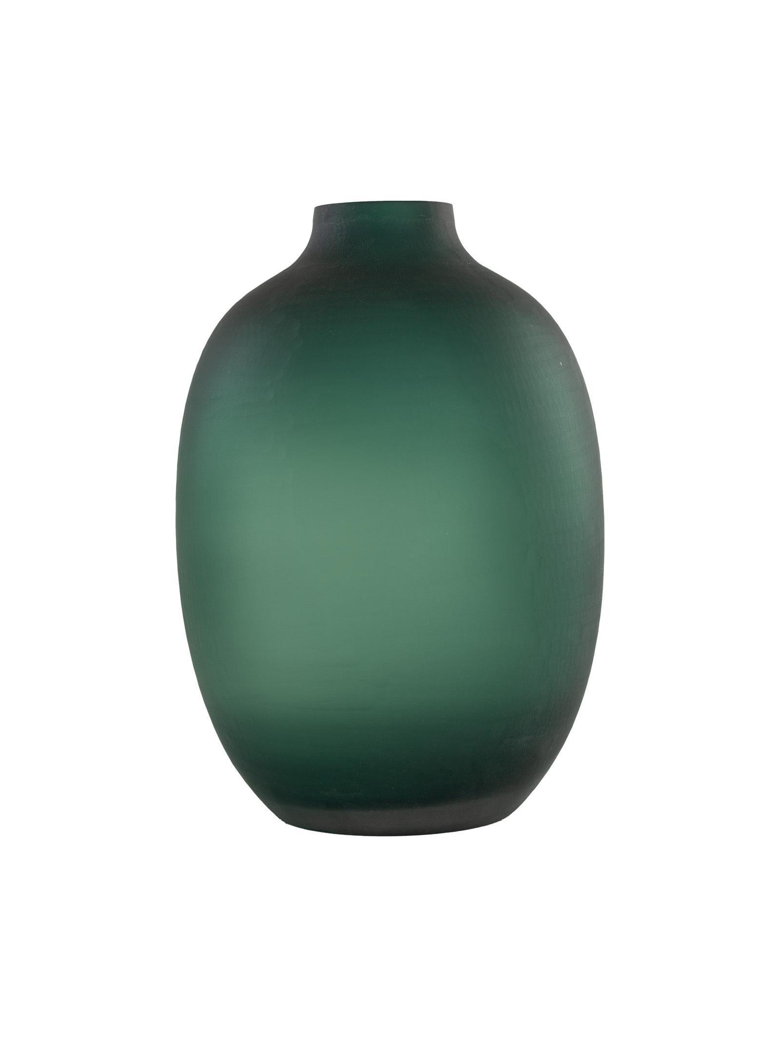 Dewdrop Vase Lrg  Seaglass