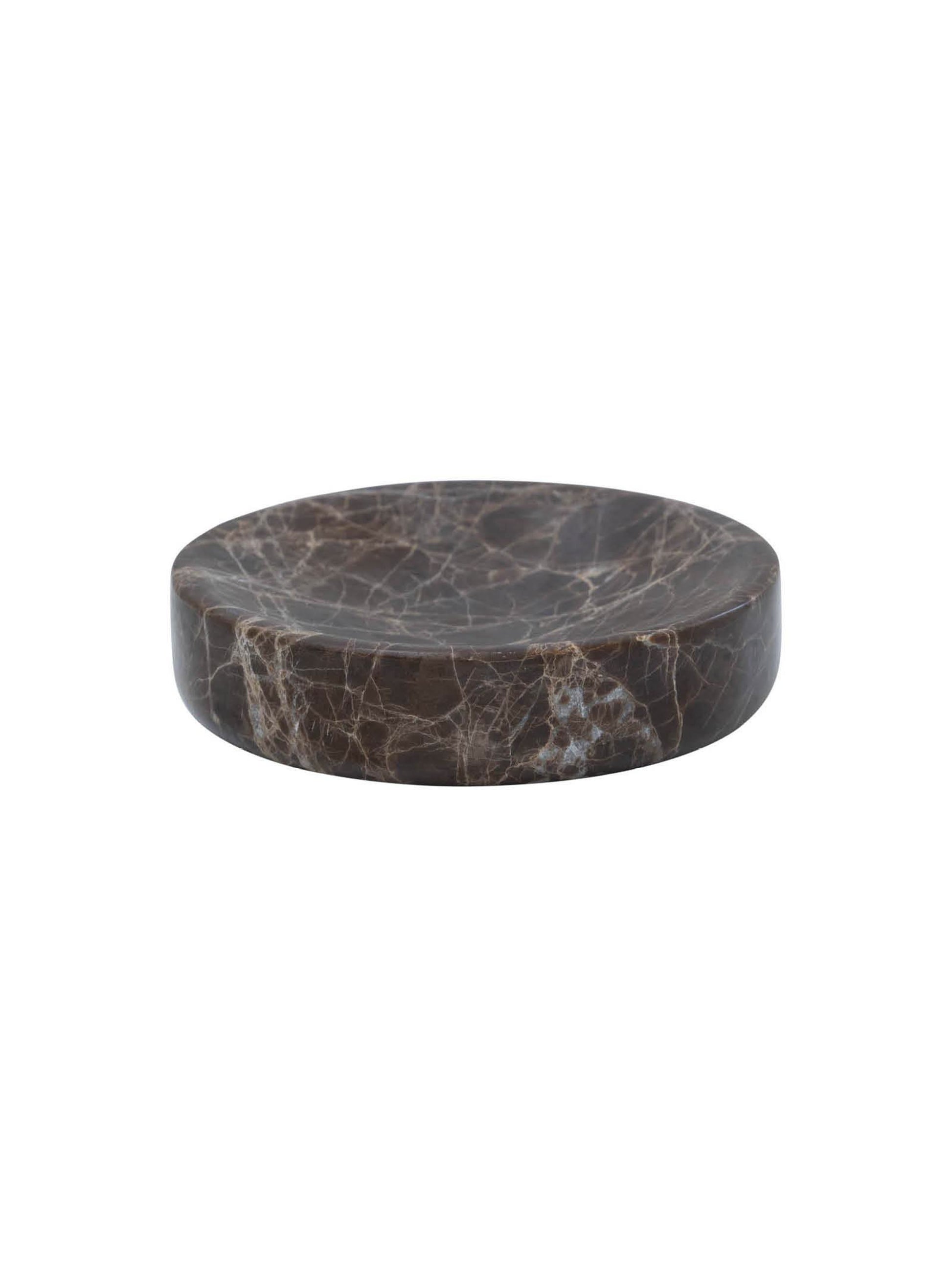 Divine Round Soap Dish  Dark Chocolate